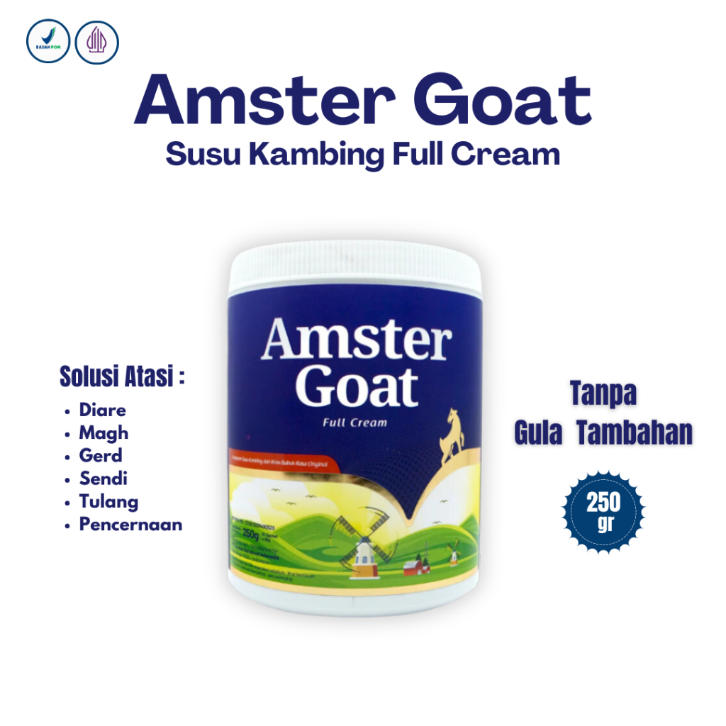 

AMSTER GOAT Susu Kambing Solusi Atasi Diare Sembelit Sakit Perut Nyeri Sendi