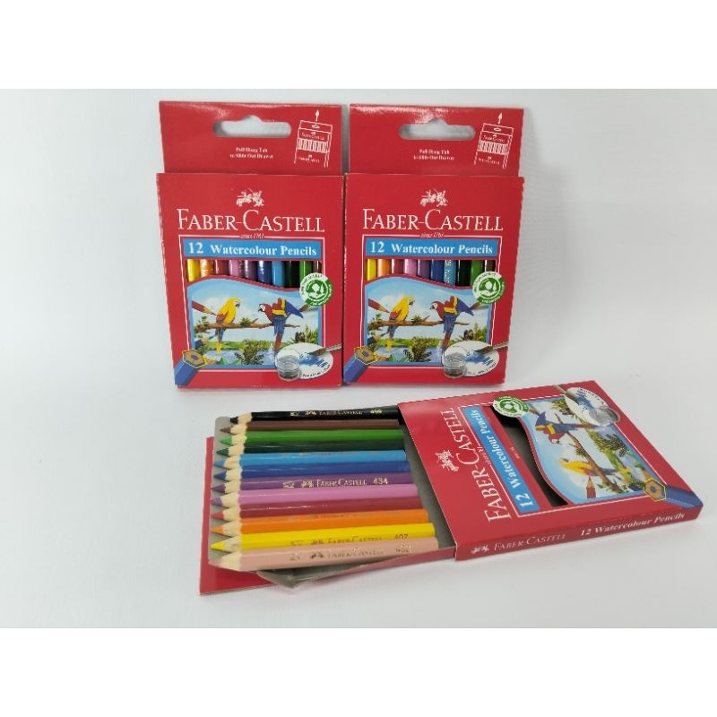 

Faber- Castell Pensil Warna Cat Air Watercolour Pensils 12 pendek