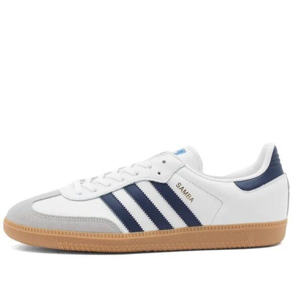 ADIDAS SAMBA WHITE BLUE NEVY