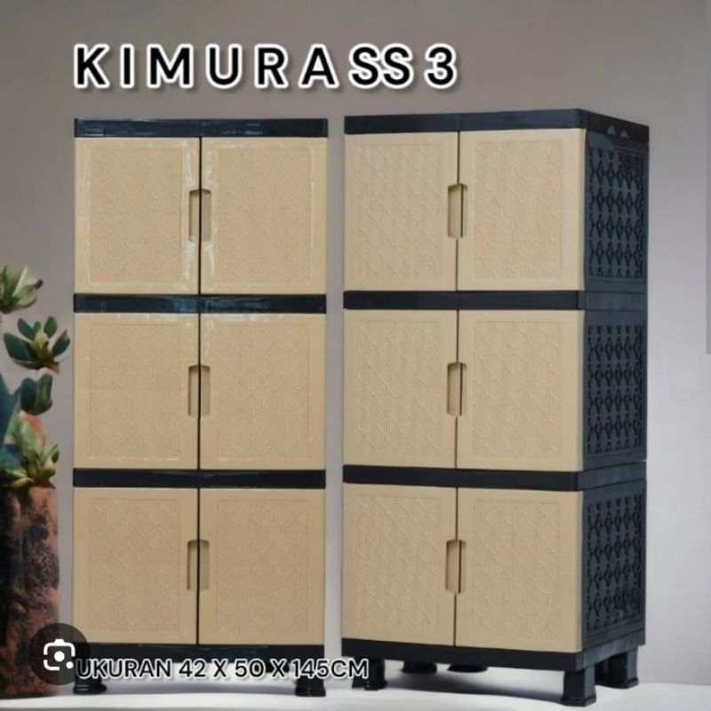 Lemari Mini Kimura 3 Susun
