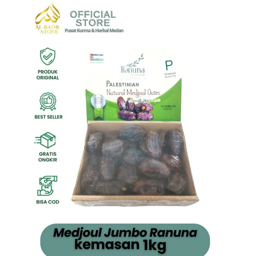 

Kurma Medjoul Jumbo Ranuna 1kg