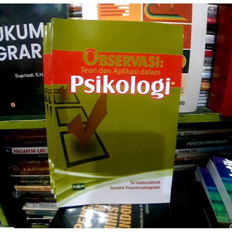 Buku Observasi Teori dan Aplikasi dalam Psikologi (NikmatuZahroh)
