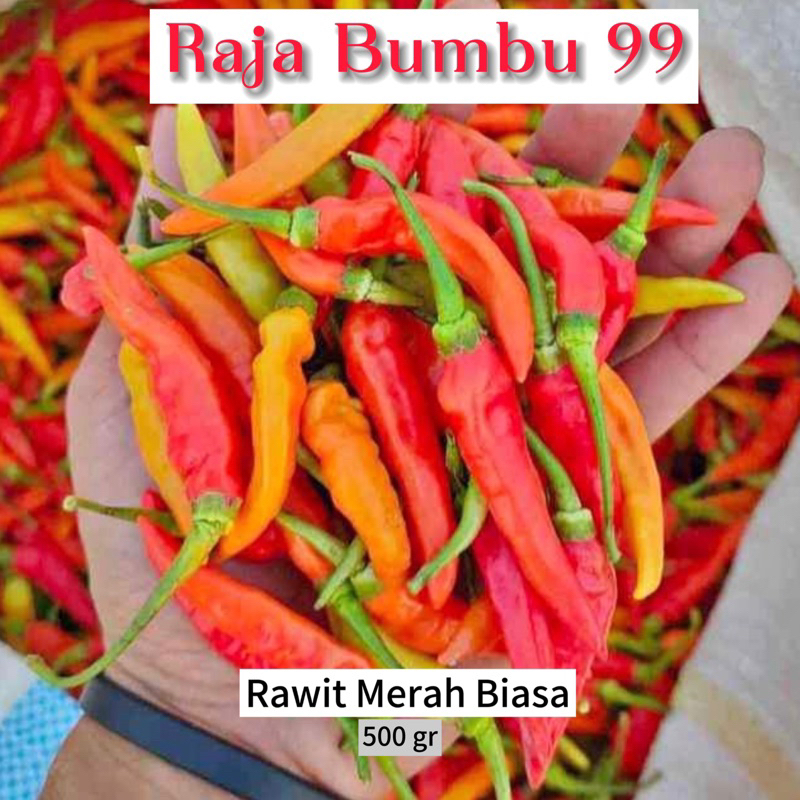 

CABE RAWIT MERAH BIASA 500gr