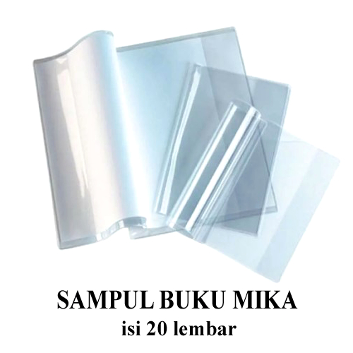 

SAMPUL BUKU MIKA 1pcs / 1 lembar