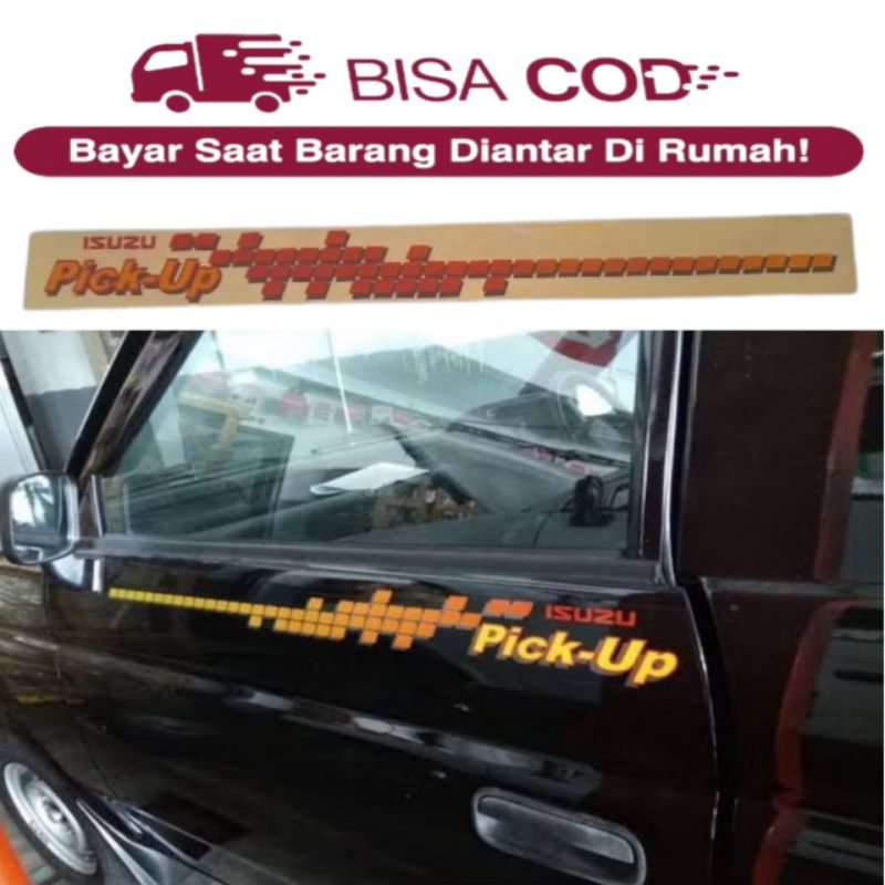 Stiker Isuzu panther pick up/stiker mobil pick up/stiker panther