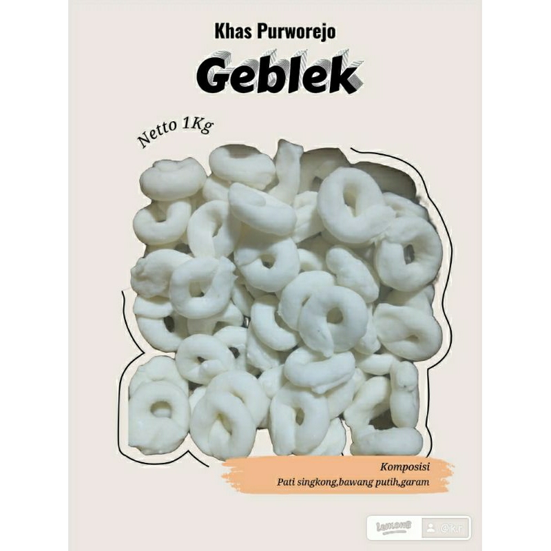 

GEBLEK KHAS PURWOREJO / GEBLEK MENTAH / MAKANAN KHAS PURWOREJO / GEBLEK PATI SINGKONG / GEBLEK 1KG