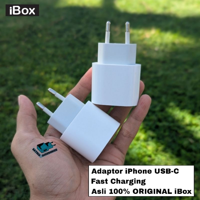 Adaptor iPhone USB-C Fast Charging Asli 100% ORIGINAL iBox
