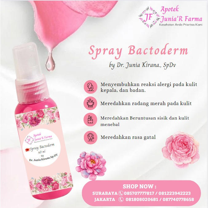 Spray Bactoderm /Botol by dr Junia SpKK