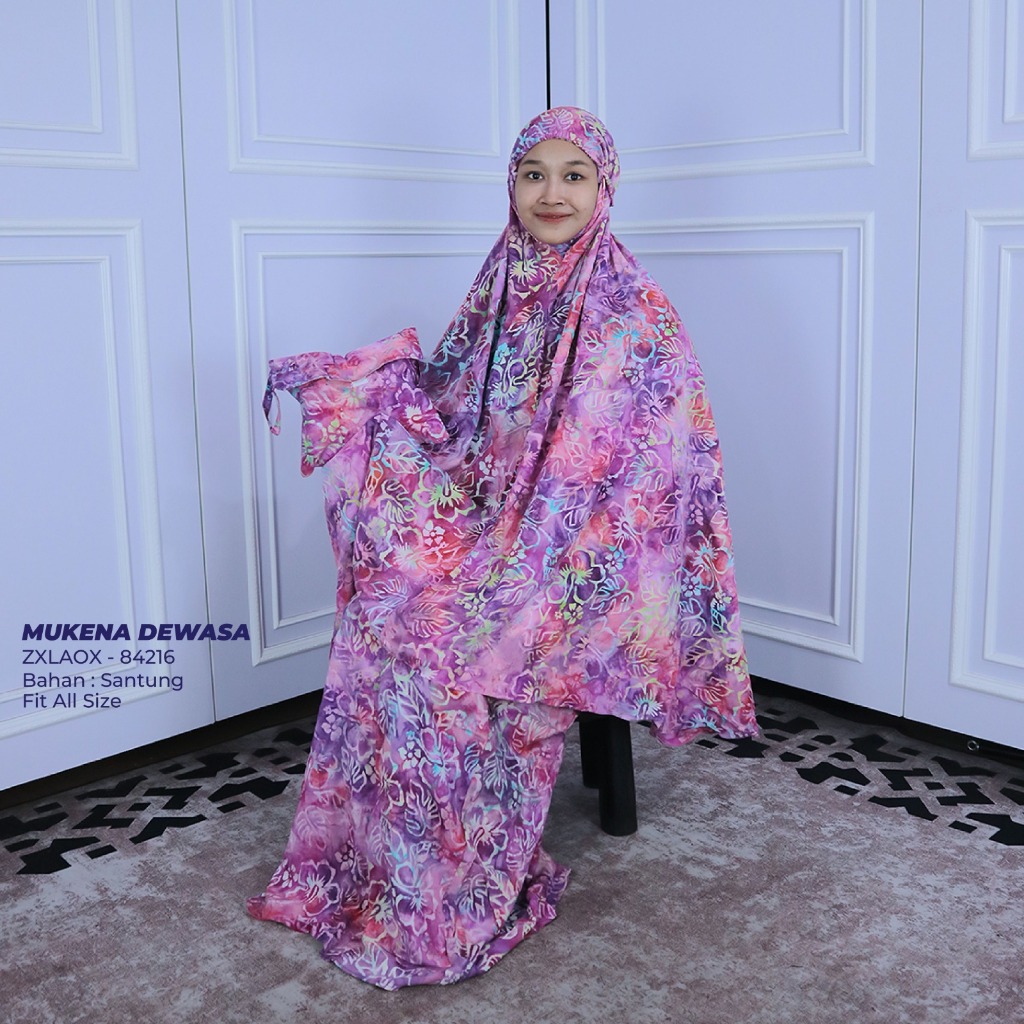 MUKENA BATIK DEWASA RUKUH DEWASA TERBARU RIA BATIK SOLO