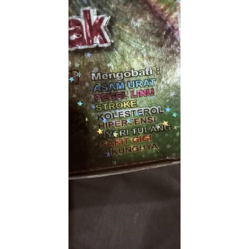 

Jamu BAWANG DAYAK kemasan kotak isi 30sachet @8grm