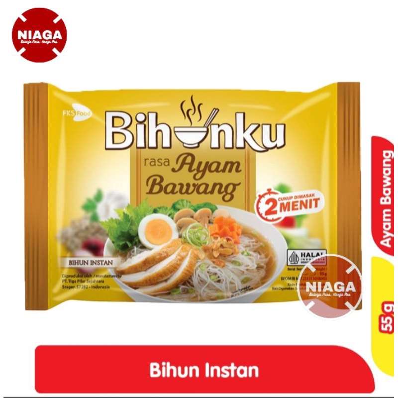 

Bihunku Bihun Instan Ayam Bawang 55 gr