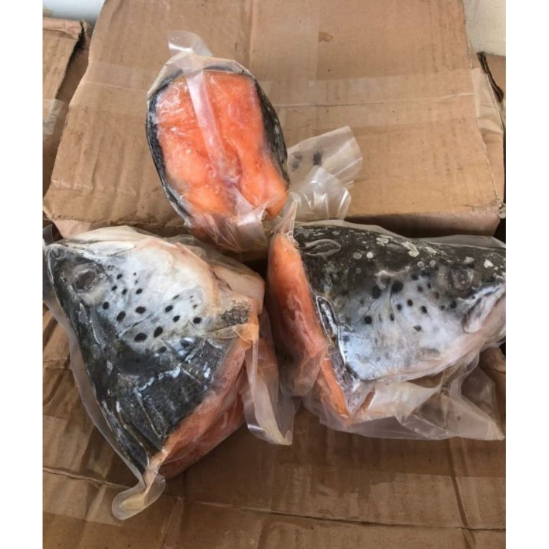 

KEPALA IKAN SALMON - 1 KG (3-4 pcs)