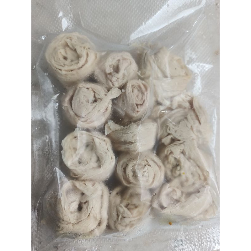 

ikan asin kembang tahu basah vegan