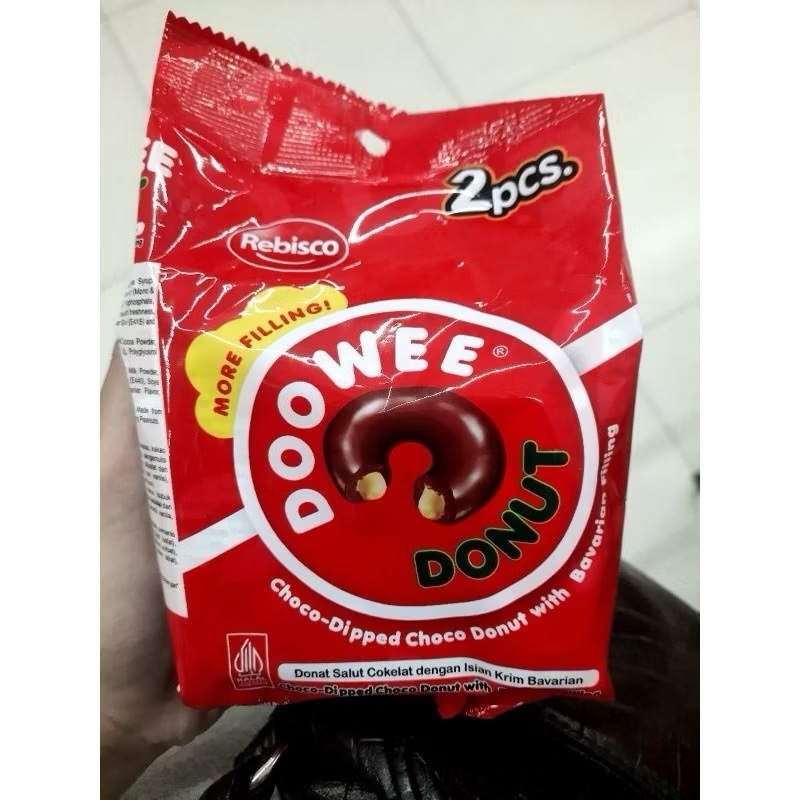 

DOWEE DONAT CHOCO 60gr ISI 2pcs/snack coklat