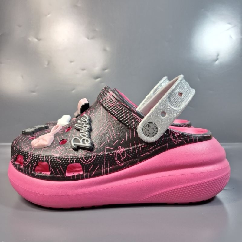 Sandal Crocs Crush Barbie Clog / Crocs Barbie / Sepatu Sandal Crocs Crush Barbie Clog  Wanita