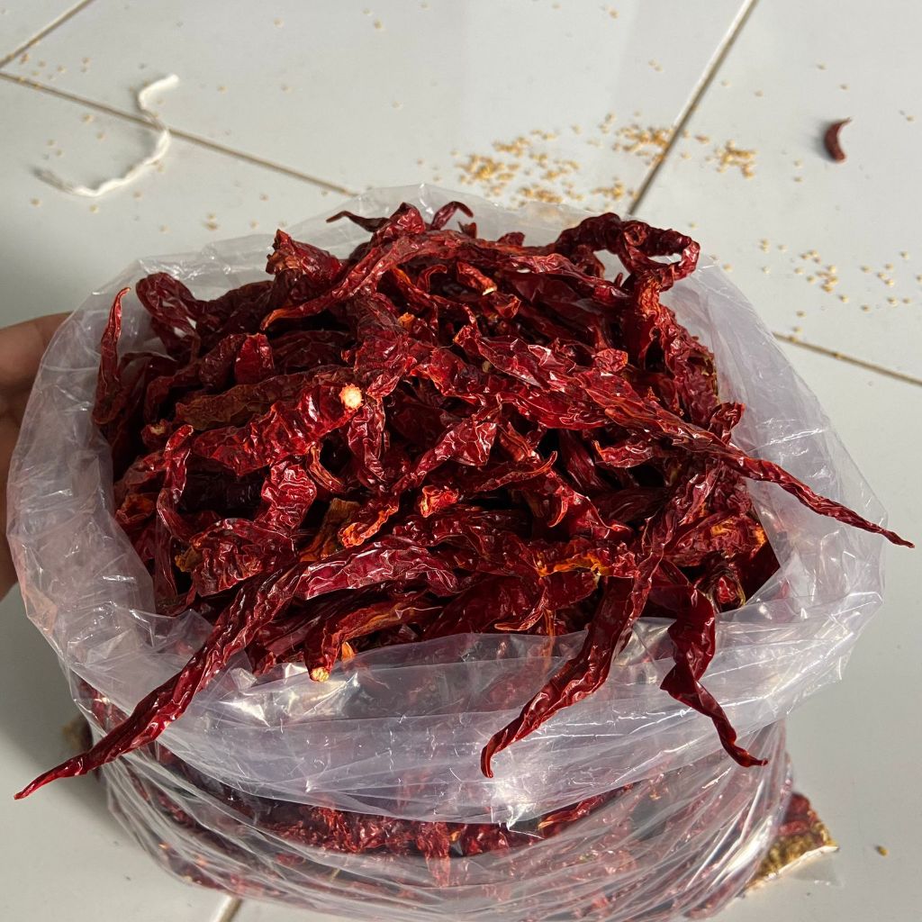 

Cabe Kering Keriting Dried Chilli Wrinkle Kualitas Premium Super Fresh Grade A Import