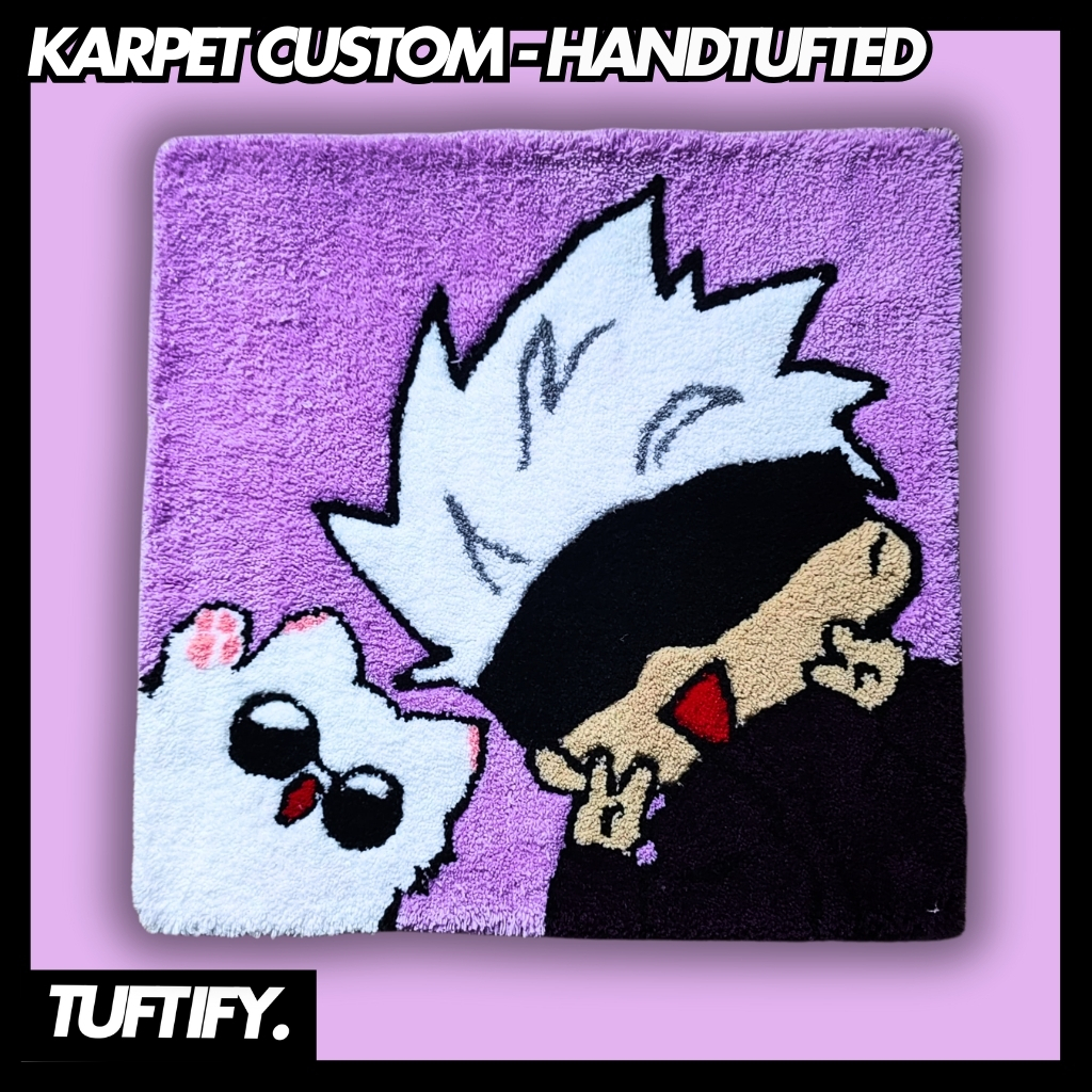 Karpet lantai custom anime aesthetic / Tufting rug custom anime aesthetic - Tuftify