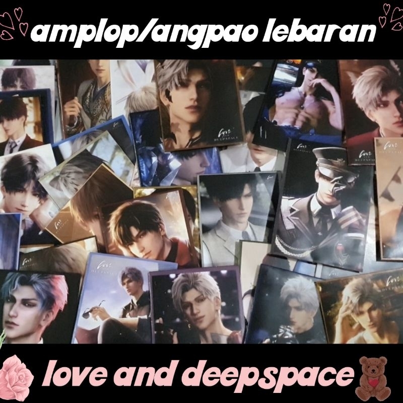 

amplop/angpau untuk lebaran tema love and deepspace