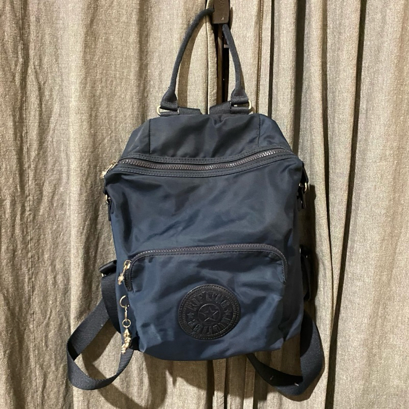 Tas Ransel KIPLING Nilon Halus Navy ORIGINAL Fashion Preloved