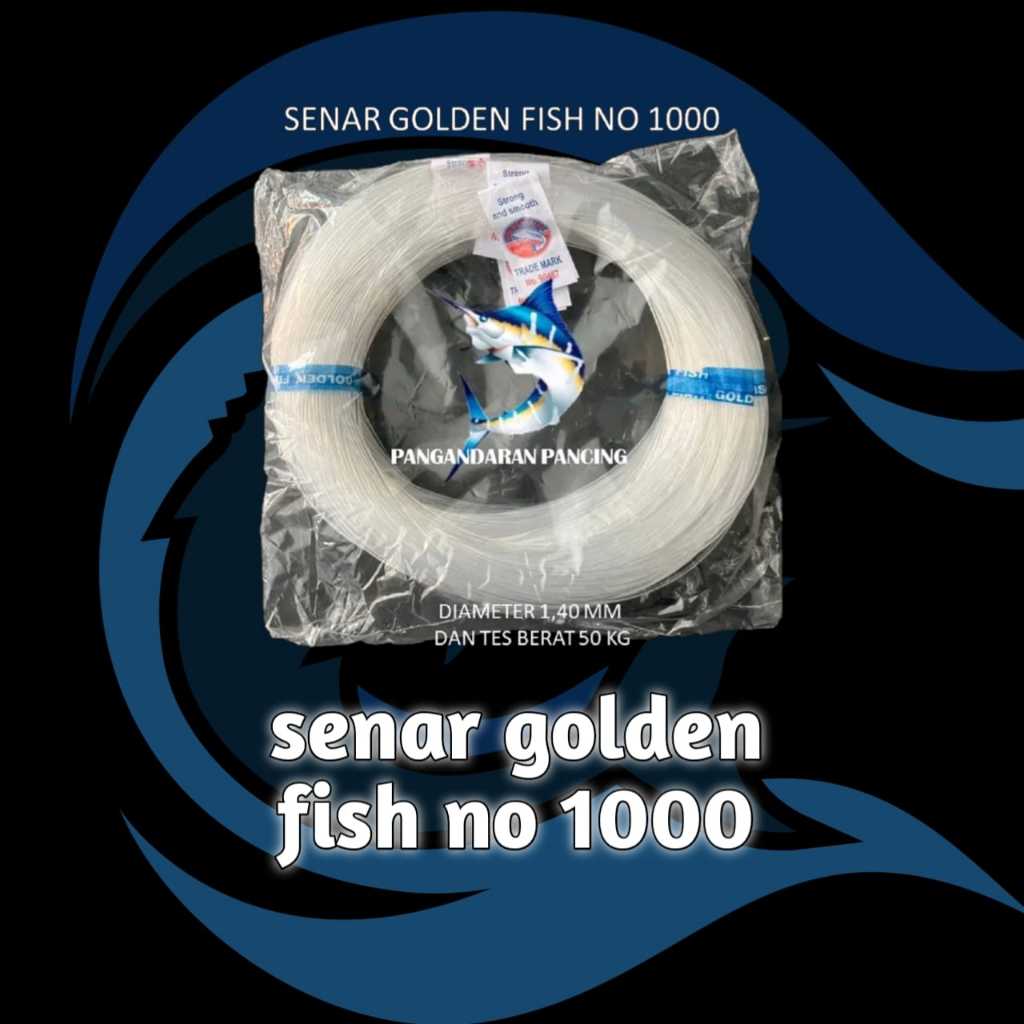 Senar Golden Fish No. 1000 Senar Pancing Senar Bening Senar Jaring Tali Senar