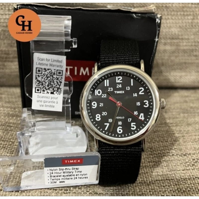 Jam Tangan Timex Weekender T2N647 9J Nylon Strap