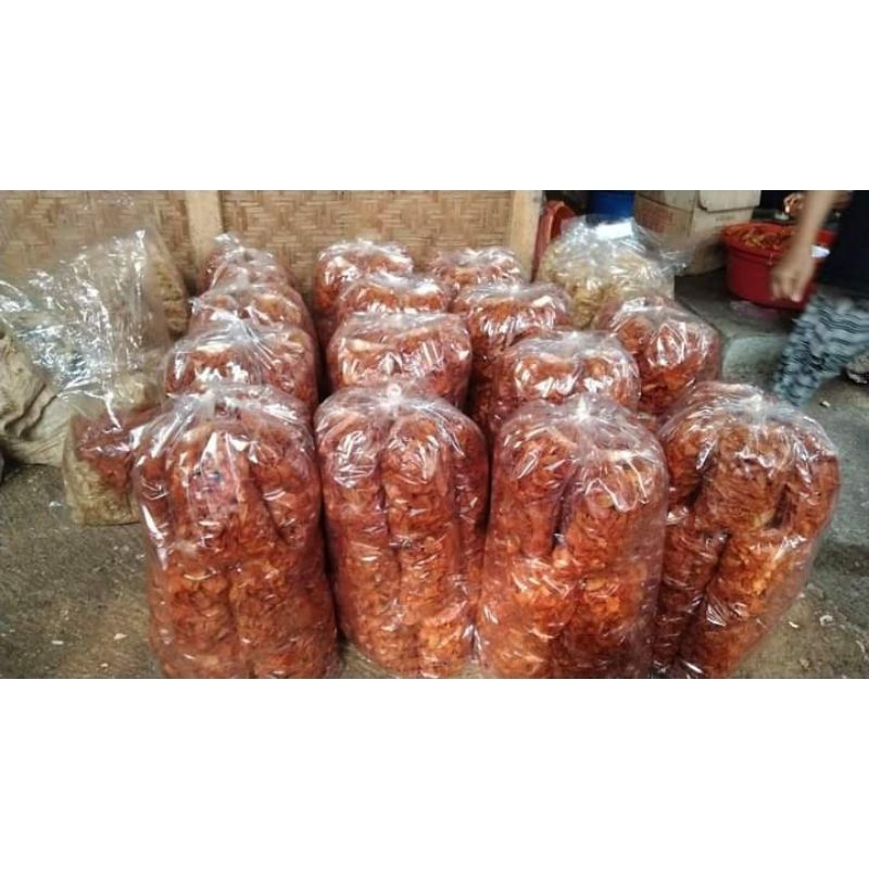 

Kripset sikembar pedas asli mantap 250 gr isi 3 bks