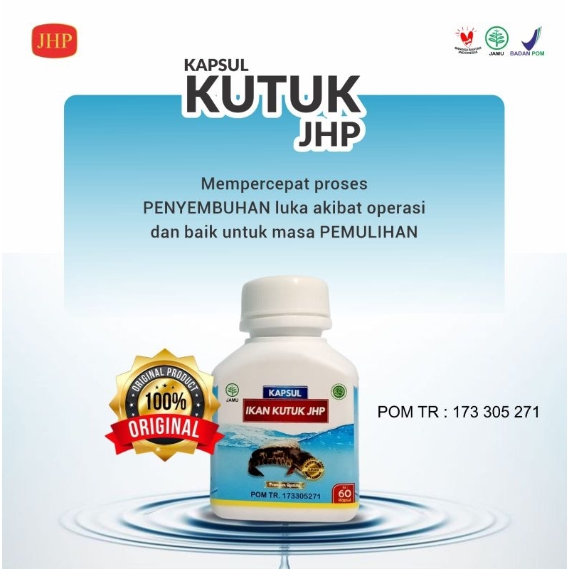 Channa Striata ekstrak kapsul ikan kutuk jhp