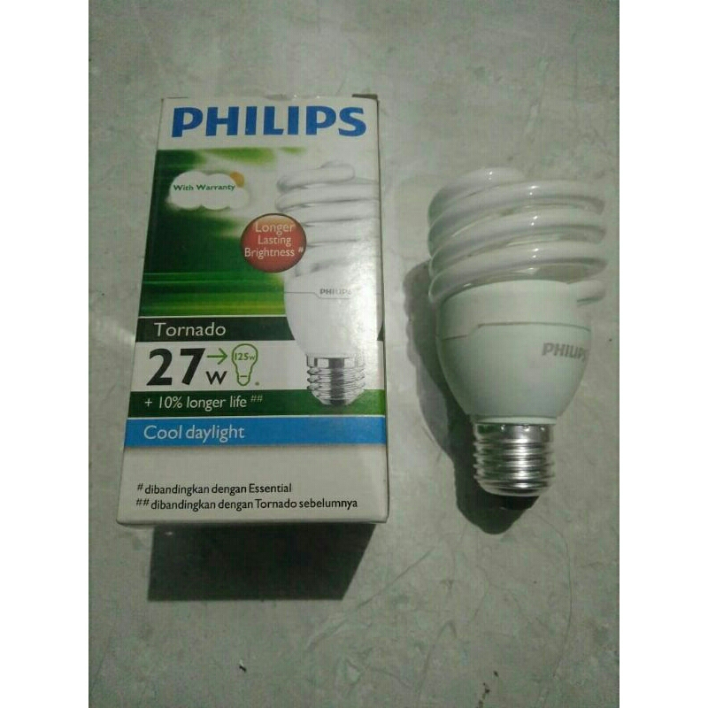 termurah LAMPU PHILIPS TORNADO 27 watt