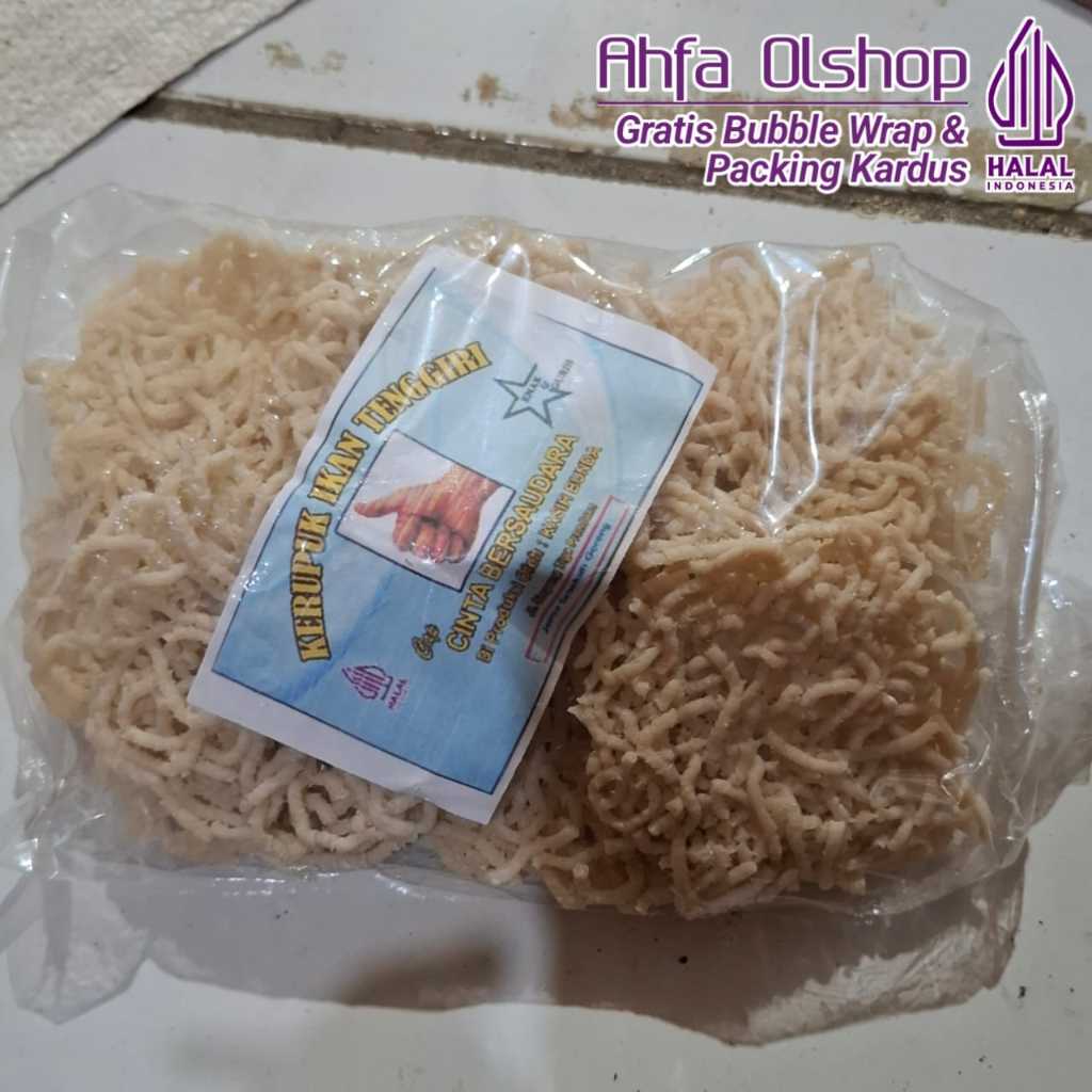 

Kerupuk Ikan Tenggiri Super Premium Krupuk Mentah Pattola Khas Madura Gurih