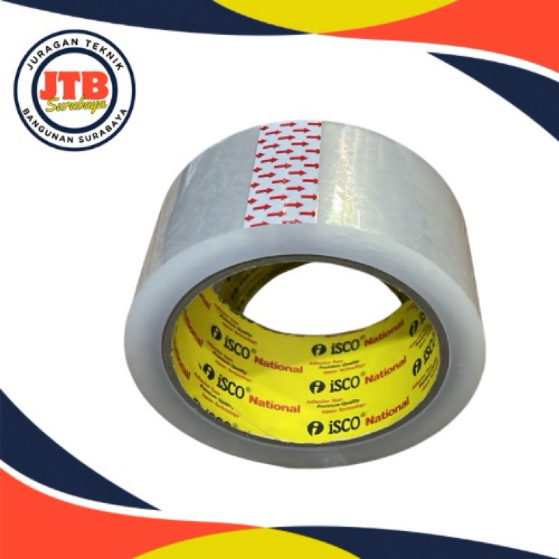 

lakban bening 45mm x 90 yard super kuat - lakban bening 45mm - lakban bening - lakban bening 90 yard isco