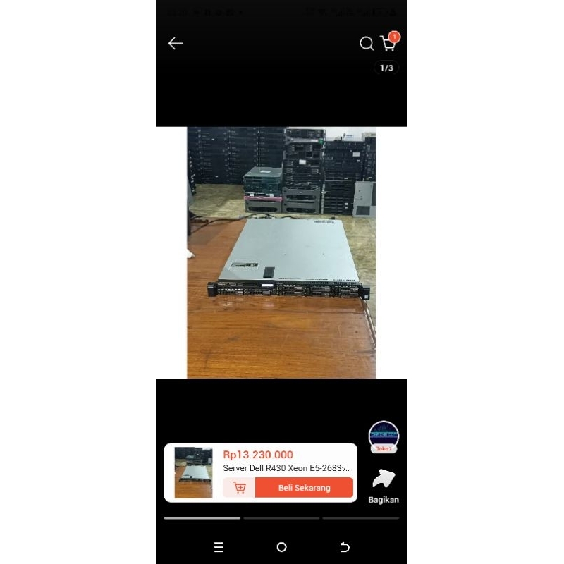 SERVER DELL POWER EDGE R430 SERVER MIKROTIK X86