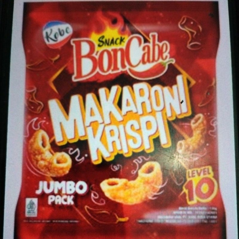 

snack boncabe level 10 kemasan 10pcs renteng