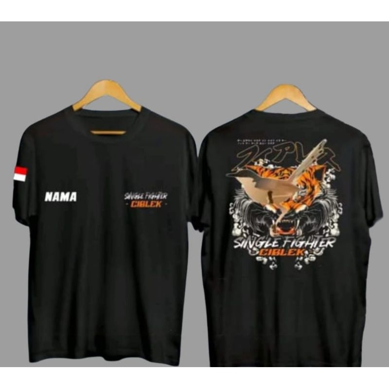 KAOS SINGLE FIGHTER CIBLEK FREE CUSTOM NAMA