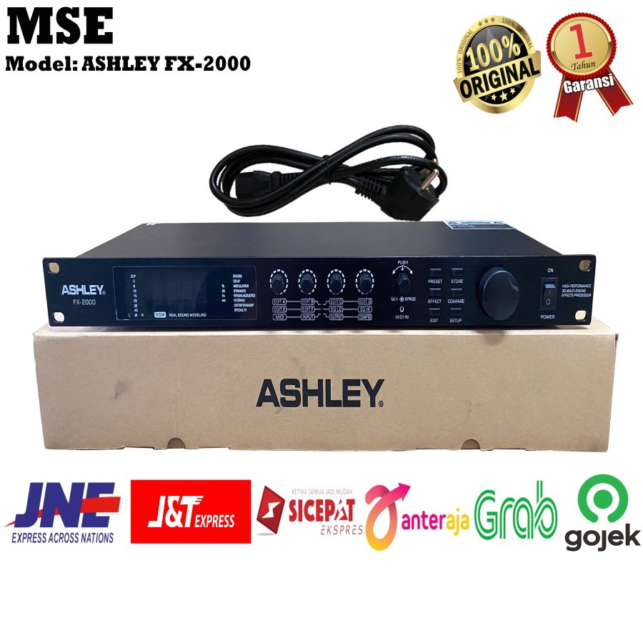 EFEK VOCAL ASHLEY FX-2000 FX2000 FX 2000 ORIGINAL GARANSI RESMI