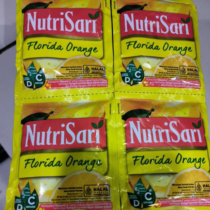 

NUTRISARI FLORIDA ORANGE 1pack isi 4renceng 1renceng isi 10pcs