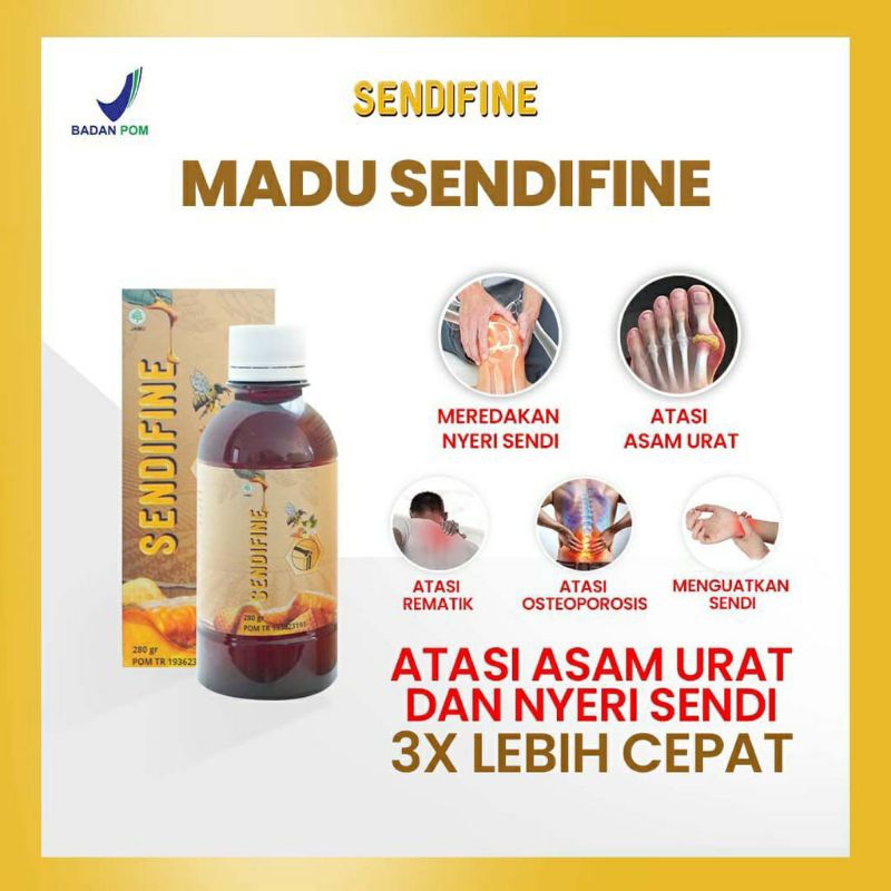 Madu Sendifine, Madu Herbal Untuk Mengobati Sendi
- Solusi Sakit Nyeri Sendi - Mengatasi Nyeri Sendi