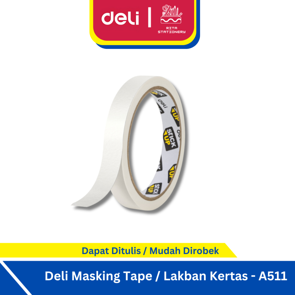 

Deli Masking Tape / Lakban Kertas Kecil Murah Satuan- A511