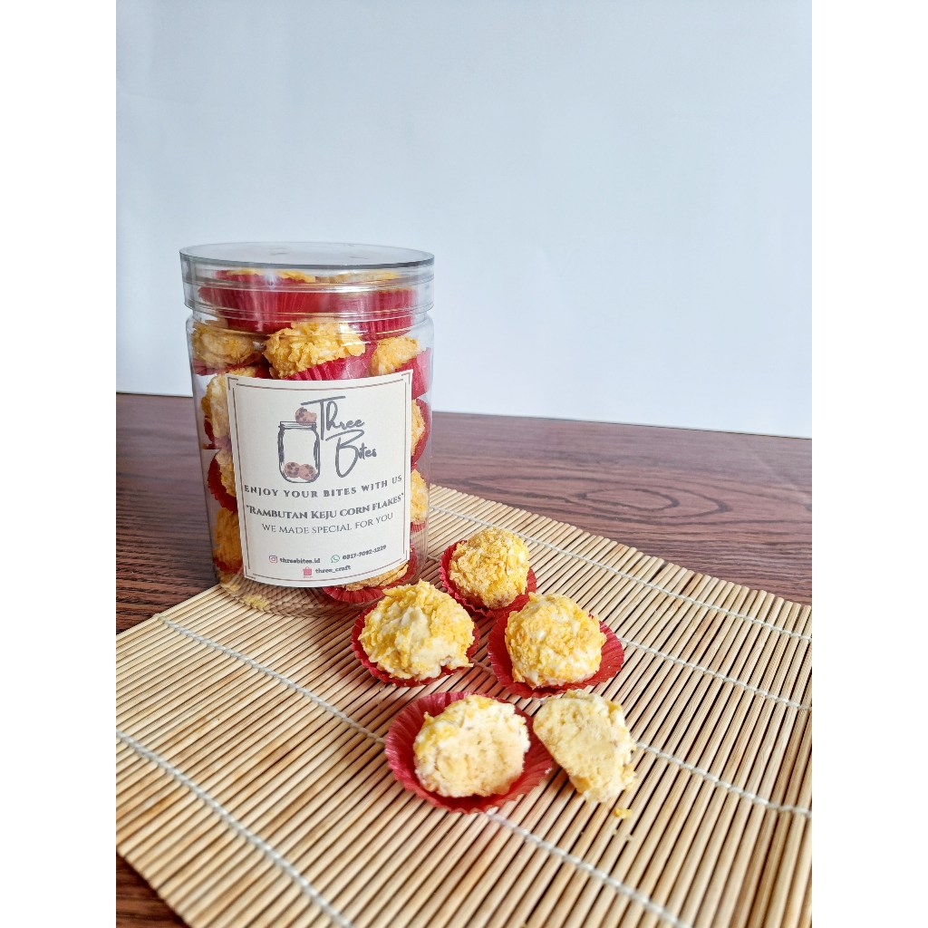 

rambutan keju corn flakes [400 gram] - Kue Kering/Cookies