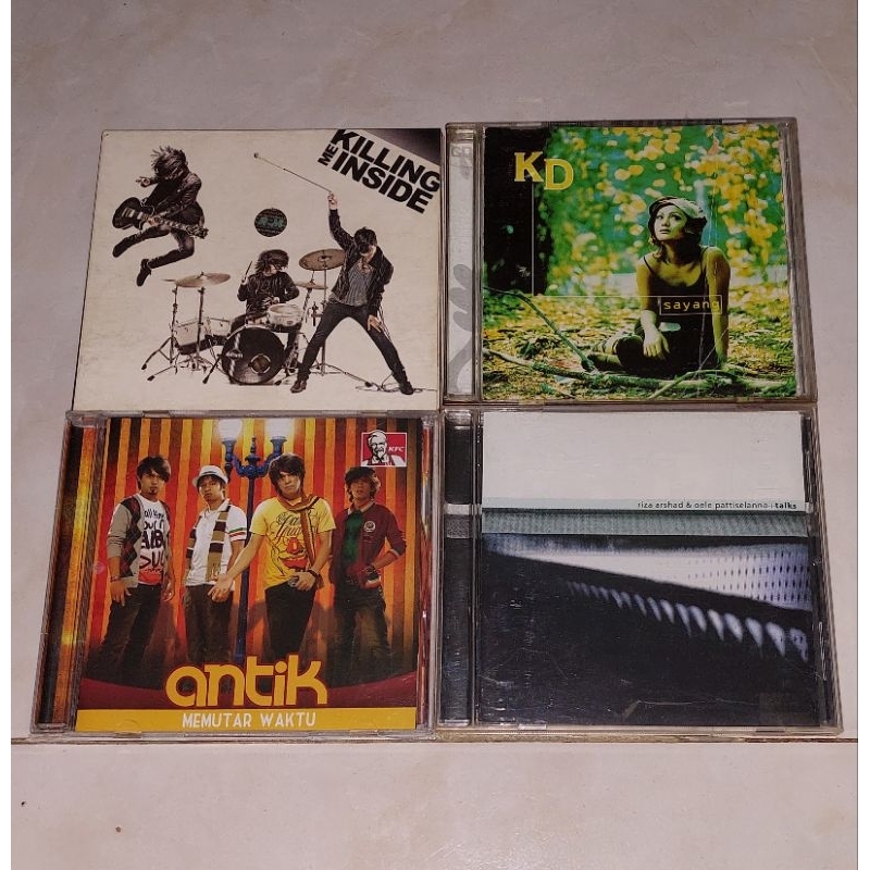 cd Indonesia KILLING ME INSIDE / KRISDAYANTI-Sayang / ANTIK-Memutar Waktu / RIZA ARSHAD & OELE PATTI