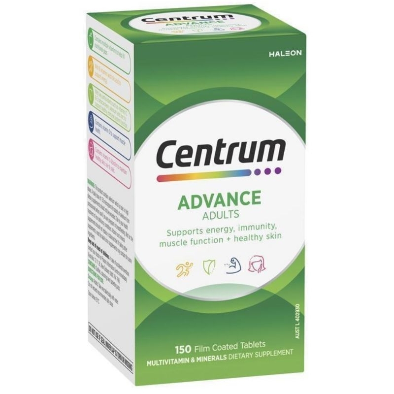 

Centrum Advance Multivitamin isi 150 Tablet