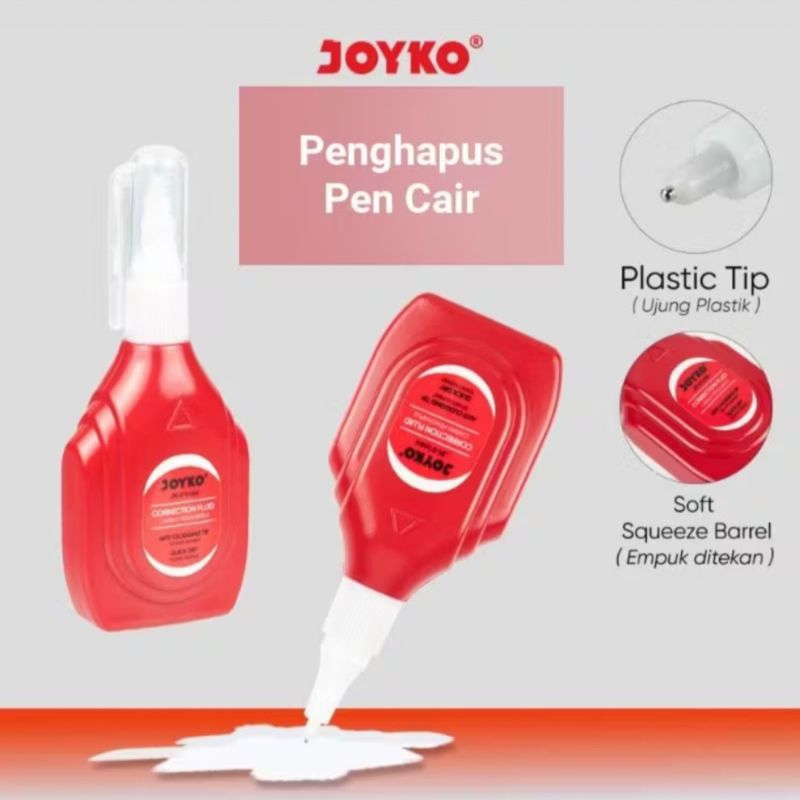 

TIP EX CAIR JOYKO JK 01 MINI /CORRECTION FLUID TIPE X / PENGHAPUS PEN CAIR (1 Pcs)