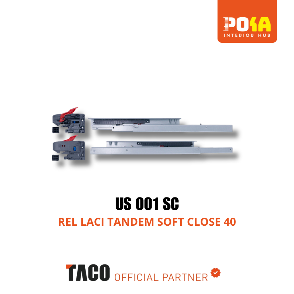 TACO US001 SC - Rel laci Tandem Soft Close Klip On