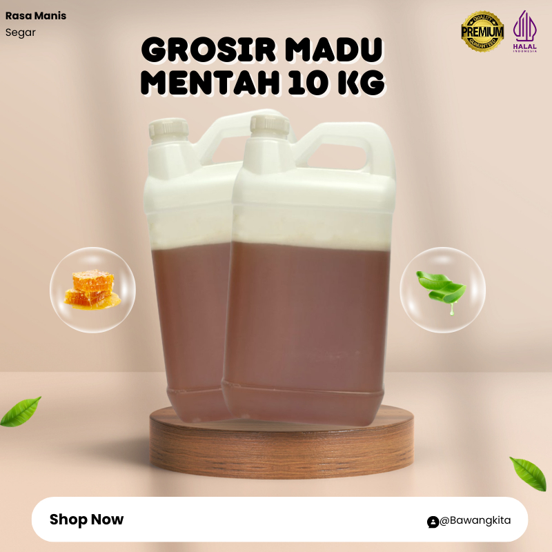 

Madu Super Murni 10Kg Grosir Pure Raw Honey Asli