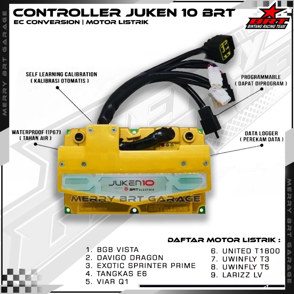 ECU Juken 10 BRT Electric Motor Listrik 2002