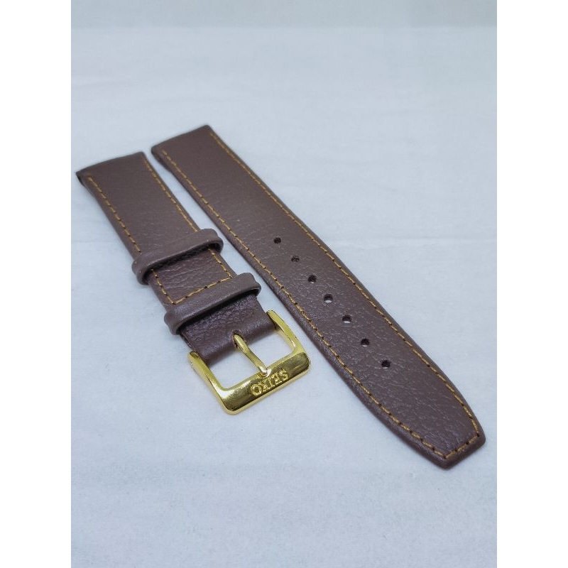 Seiko leatherstrap vintage watch 18mm strap kulit jam tangan antik genuine leather vintage klasik pa