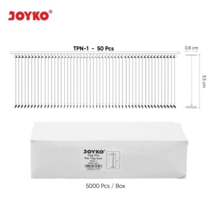 

Joyko Tag Pin / Refill Tag Gun TPN-1 35mm 5000pcs