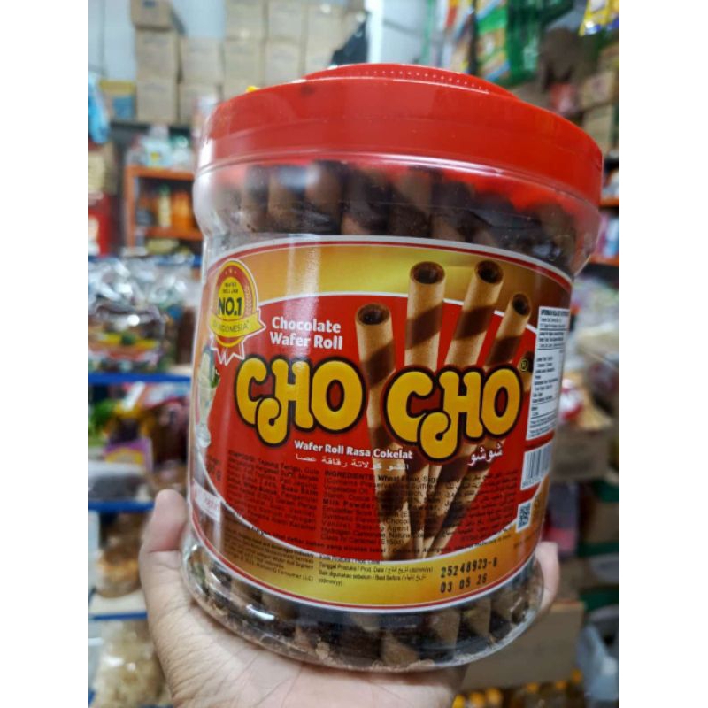 

CHO CHO WAFER ROLL STICK COKLAT ENAK 500gram WAFER ASTOR CHO CHO RASA LEGIT COKLATNYA TEBAL DAN PANJANG