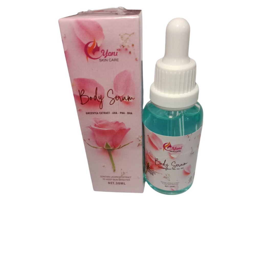 1150  [BPOM] BODY SERUM KRISTAL INFUS WHITENING YONISKINCARE 30ml