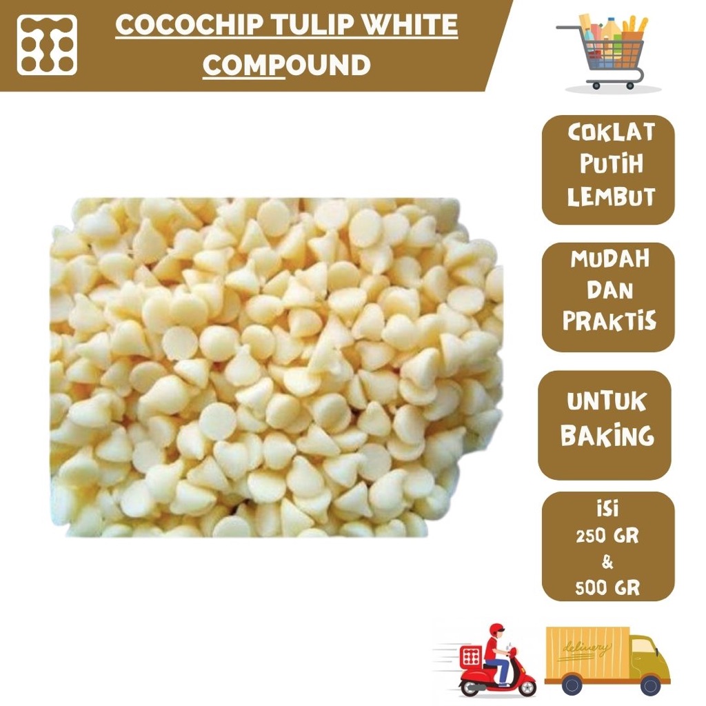 

COCOCHIP TULIP WHITE COMPOUND BERBAGAI UKURAN