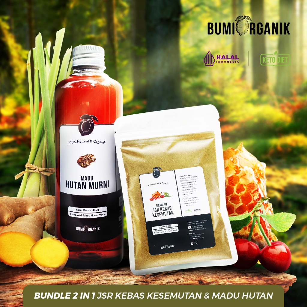 

JSR KEBAS & KESEMUTAN + MADU HUTAN/MULTIFLORA 2IN1 RESEP DR ZAIDUL AKBAR HERBAL BUMI ORGANIK PURE NATURAL MINUMAN KESEHATAN / REMPAH JSR / JSR / JSR STORE OFFICIAL DR ZAIDUL AKBAR / NUTRIFARM / DARI BUMI